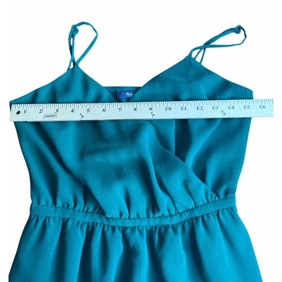 Madewell Wrap Front Cami Sundress in Bowling Green With Pockets Size 4 - Picture 11 of 15